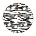 Salelf Lines Stripes Wavy Christmas Tree Skirt Carpet Mat () Tree