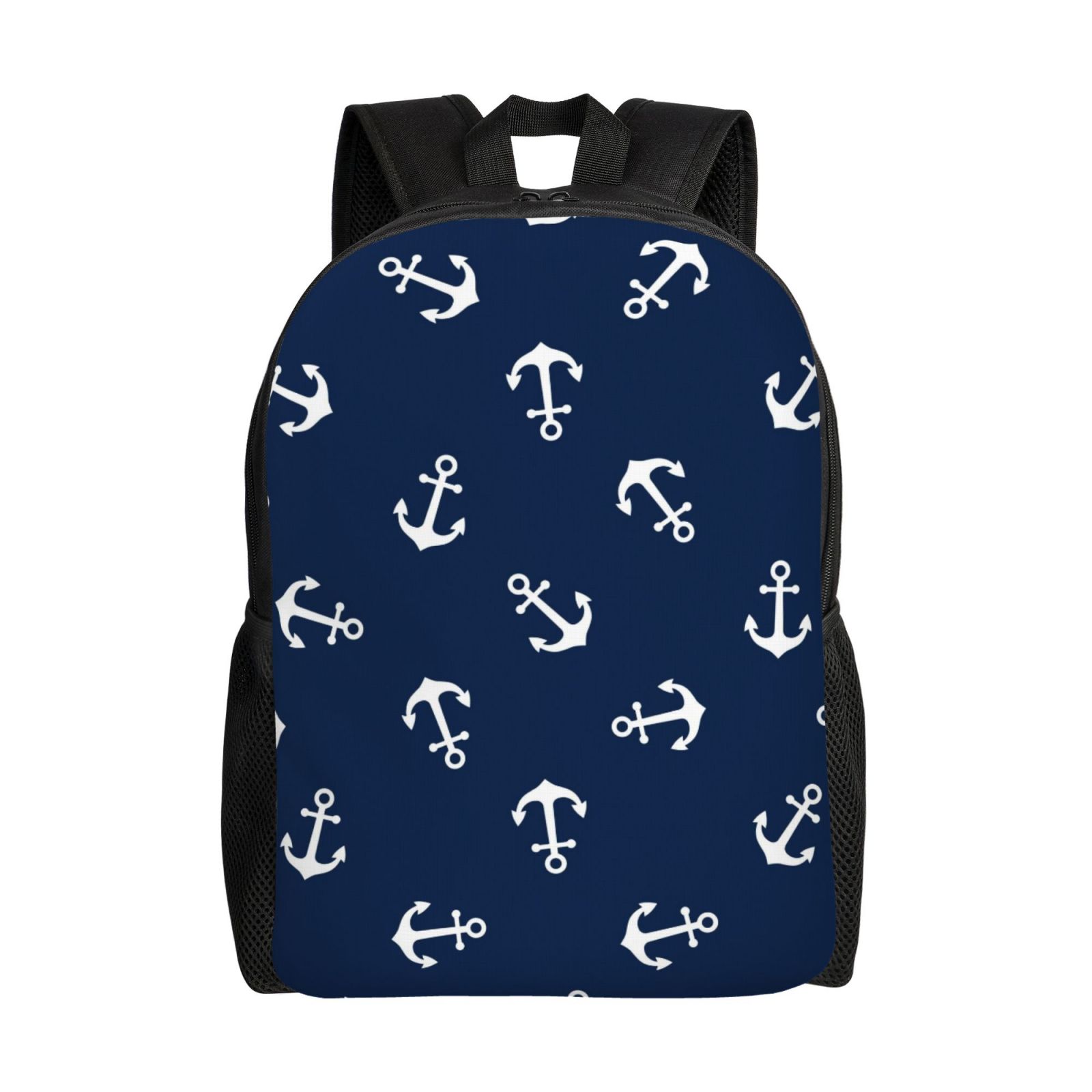Salelf Nautical Themed Simple Anchors Backpack Casual School Backpack