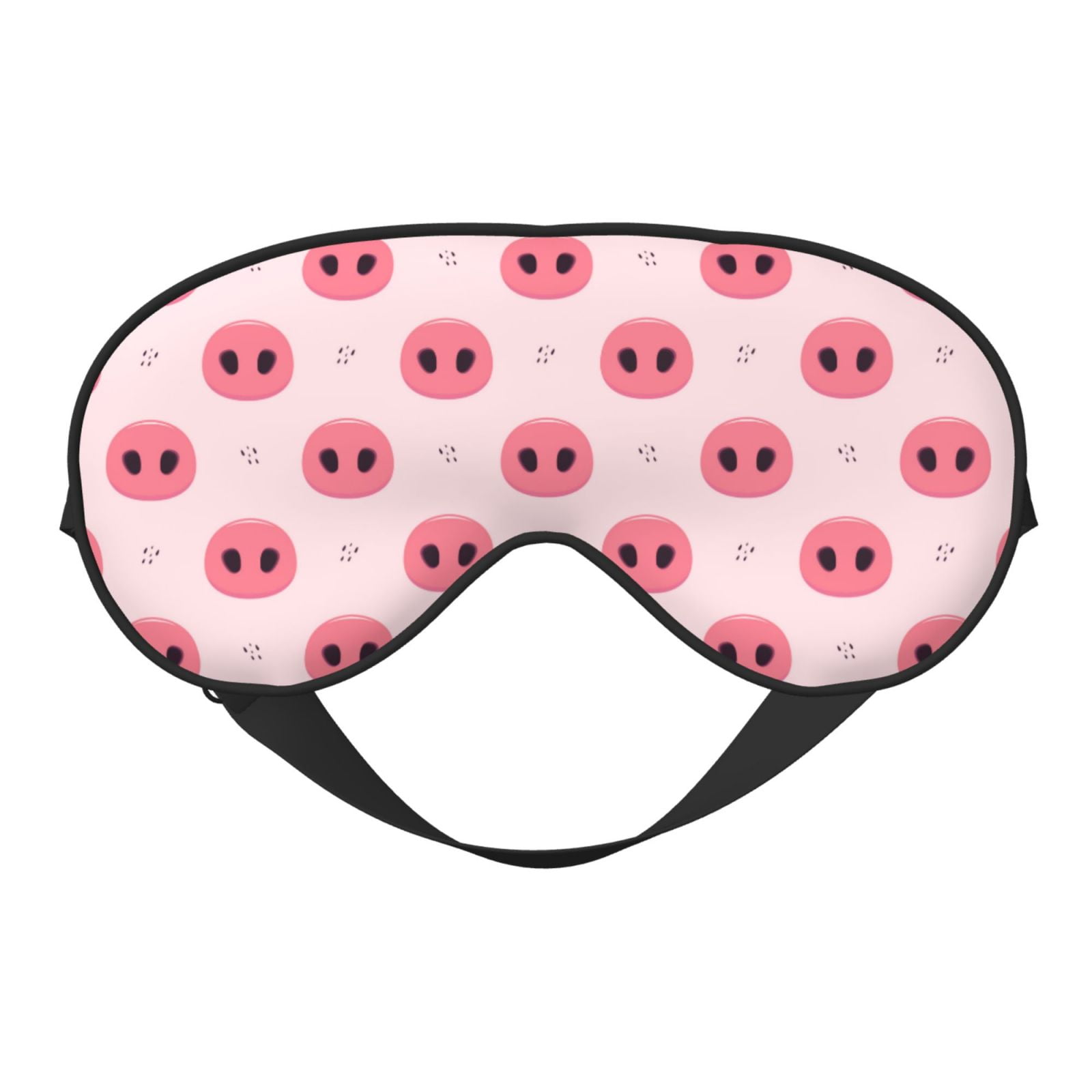 Salelf Pig Noses Sleep Mask DoubleSided Eye Mask Soft Adjustable