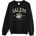 thumbnail image 1 of Salem 1692 Graphic Halloween Sweatshirt, Retro Witchy Pullover, Spooky Fall Crewneck, 1 of 6