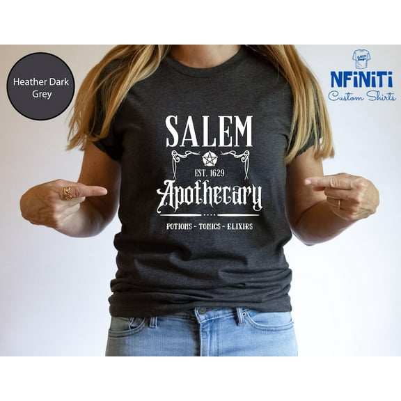 Salem Apothecary T-Shirt, Witch Sisters, Shirt All Size S-5Xl
