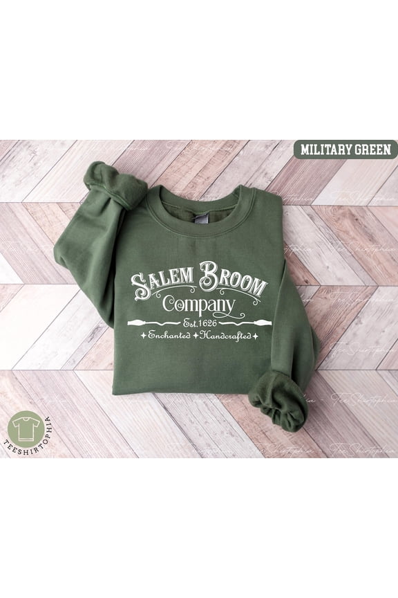 Salem Broom Company Sweatshirt, Hocus Pocus season Shirt All Size S-5Xl