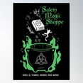 thumbnail image 1 of Salem Magic Shoppe Poster Wall Art, Modern Wall Decor For Living Room Bedroom, 12x18 UNFRAMED, 1 of 3