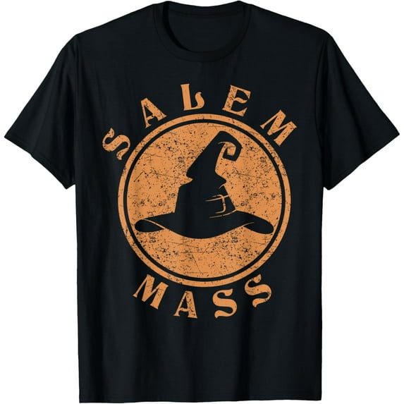 Salem Mass Witch Trials Wiccan Symbol Women's Halloween T-Shirt