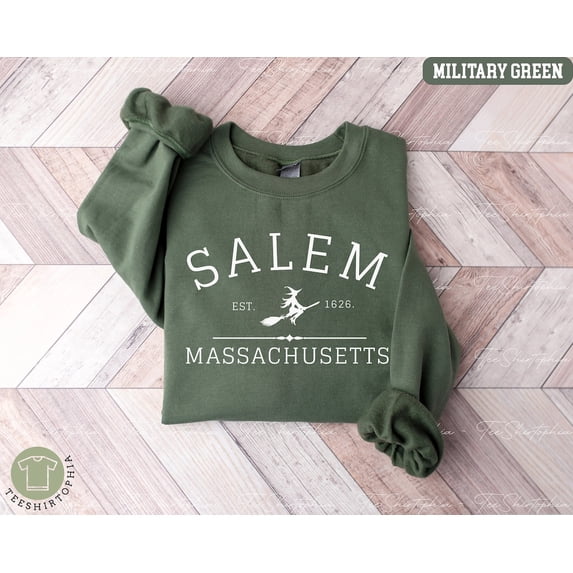 Salem Massachusetts Sweatshirt, season Witch Crewneck All Size S-5Xl