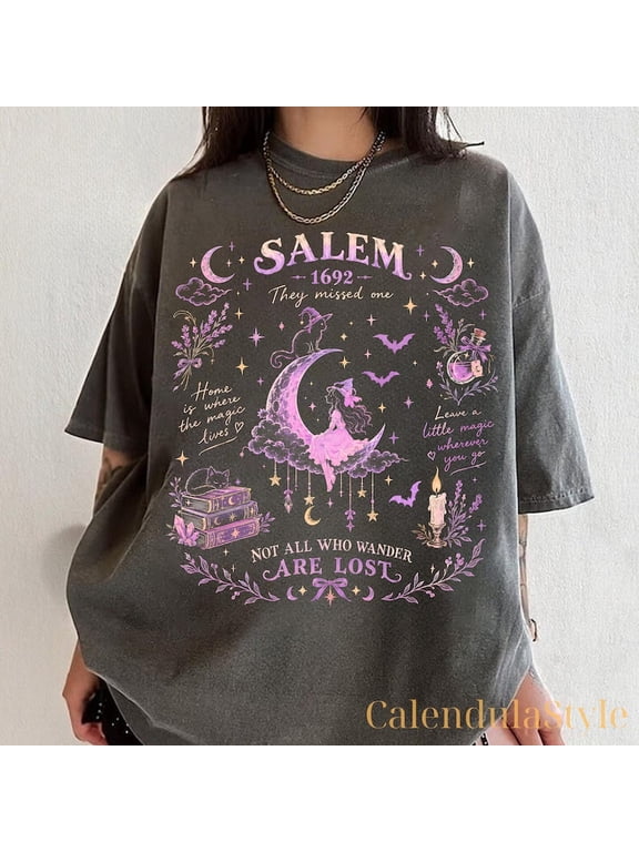 Salem They Missed One, Witch Shirt, Salem Witch, Salem 1692 Tees, Vintage Witchy Halloween, Funny Spooky Season Gift