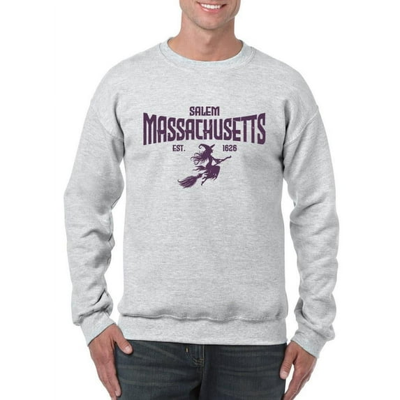 Salem Witch Massachusetts Vintage Graphic - Men's Sweatshirt