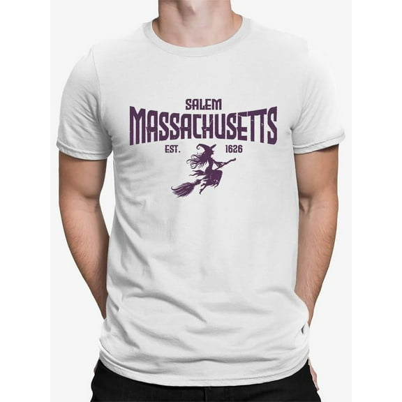 Salem Witch Massachusetts Vintage Graphic - Men's T-shirt