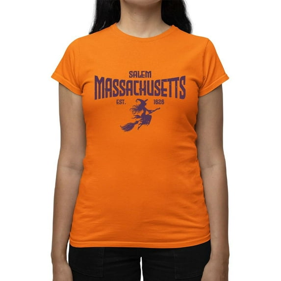 Salem Witch Massachusetts Vintage Graphic - Women's T-shirt