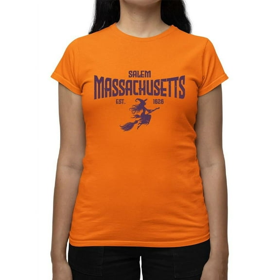 Salem Witch Massachusetts Vintage Graphic - Women's T-shirt