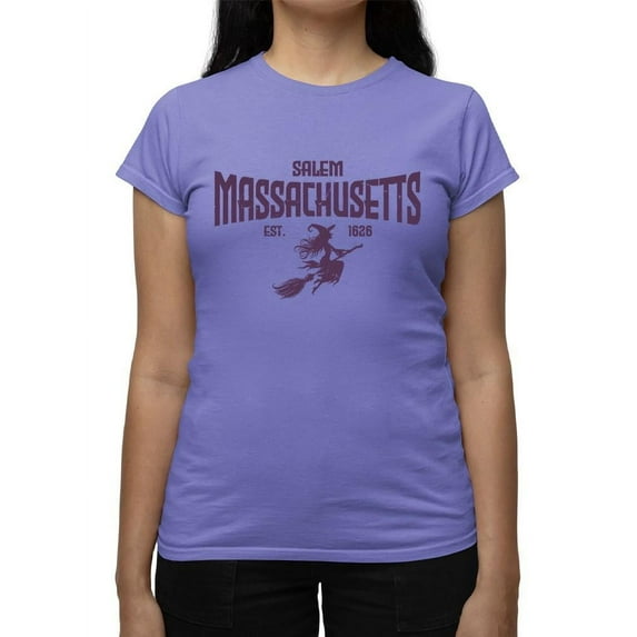 Salem Witch Massachusetts Vintage Graphic - Women's T-shirt