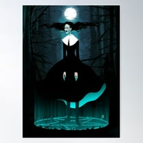 Salem Witch Poster Wall Art, Modern Wall Decor For Living Room Bedroom, 8x12 UNFRAMED