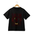 thumbnail image 1 of Salem Witch Themed Cartoon Black White Graphic Unisex T-Shirt ,up to size 5XL, 1 of 2