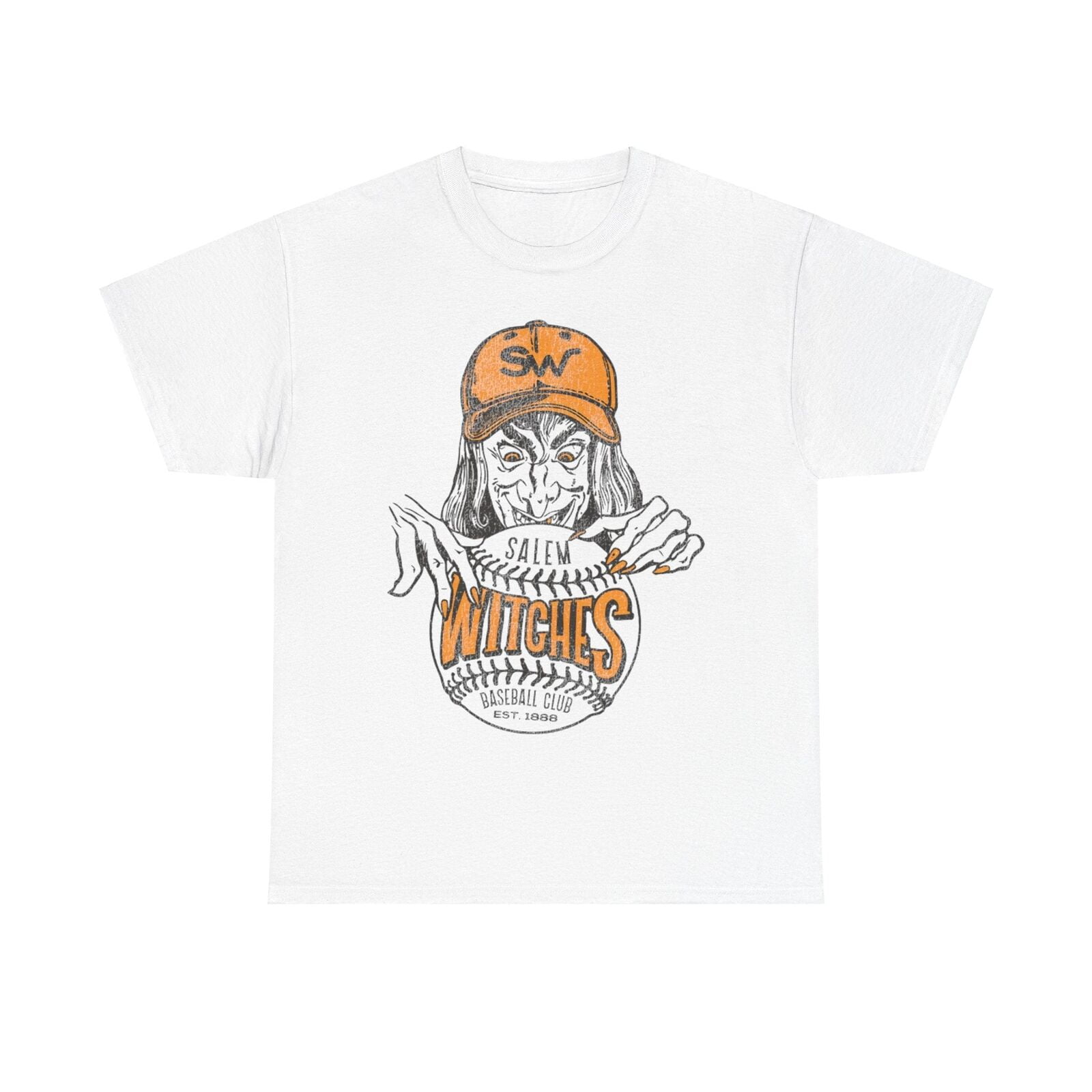 Salem Witches Nostalgic Retro Baseball Team Tshirt