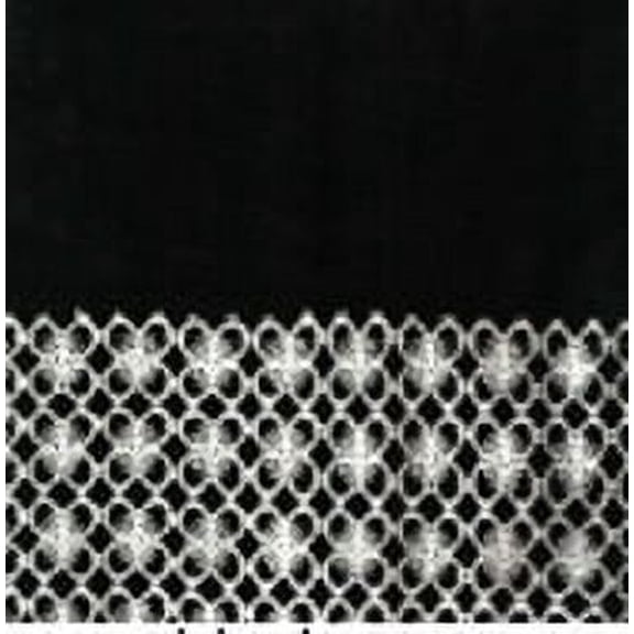 Salem black 24" kitchen curtain tier