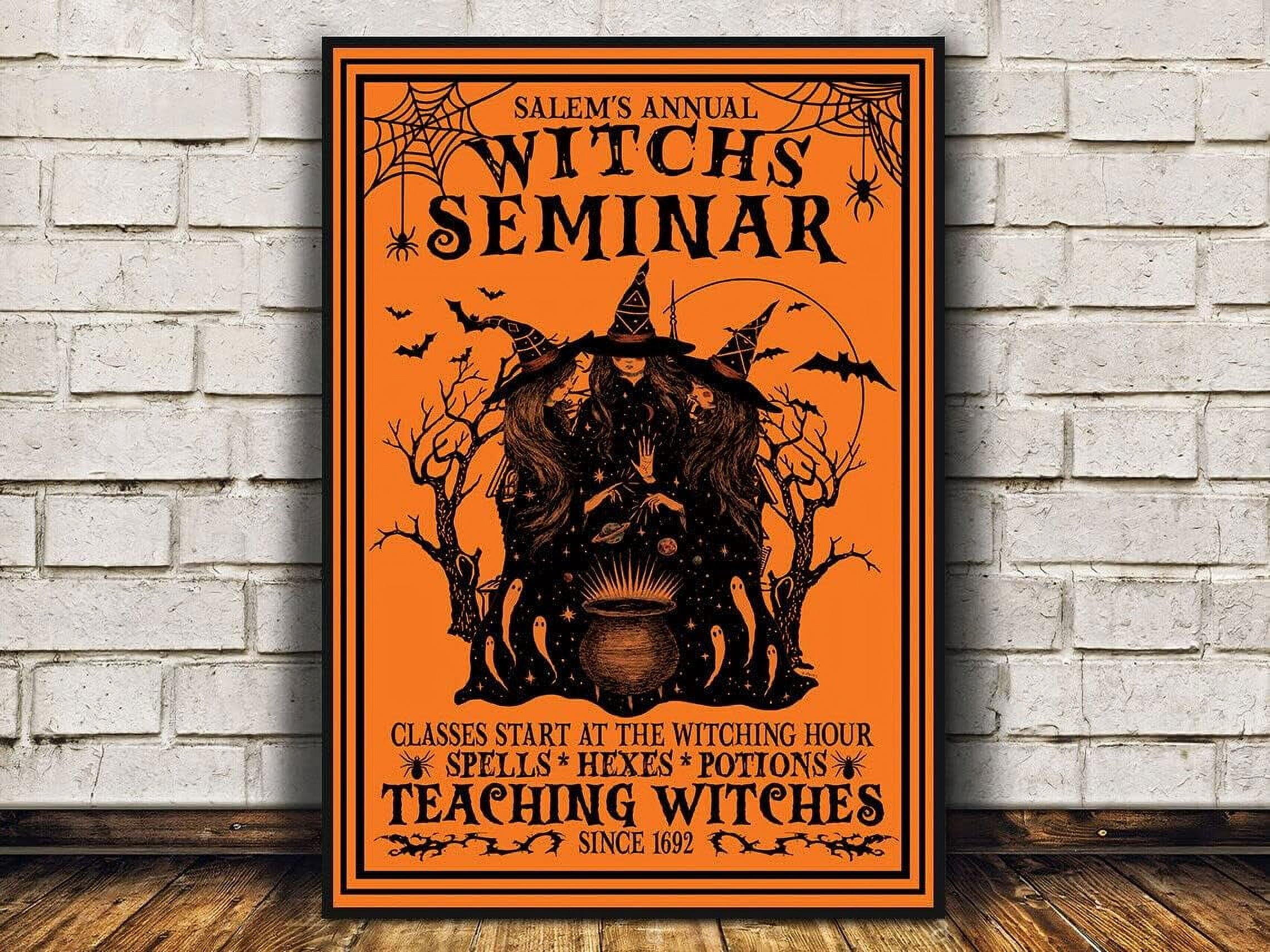 Salem's Annual Witch Vintage Tin Sign Home Wall Decor Art Room for Home