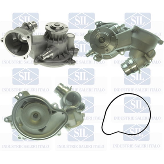 Saleri Water Pump - PA1443 - Compatible with BMW Fits select: 2006-2008 BMW 750, 2007-2008 BMW X5