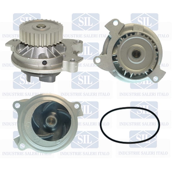 Saleri Water Pump - PA664P - Compatible with Audi Fits select: 1995 AUDI S6