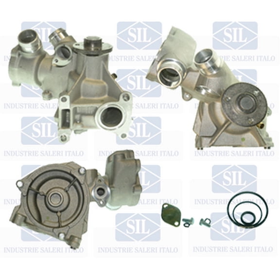 Saleri Water Pump - PA838 - Compatible with Mercedes Fits select: 1996-1997 MERCEDES-BENZ E, 1996-1997 MERCEDES-BENZ C
