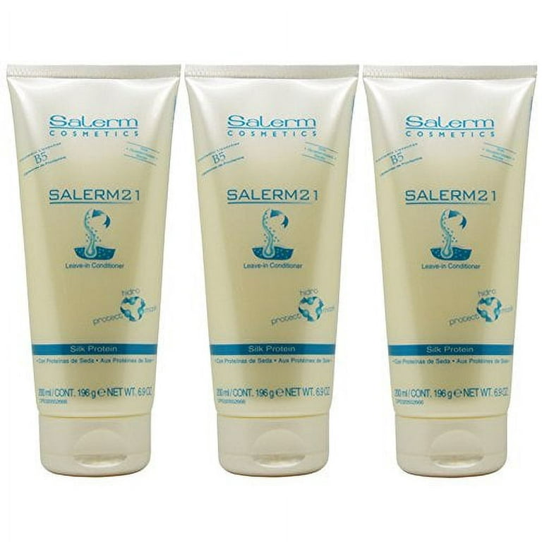 Salerm 21 Silk Protein Leave in Conditioner 6.9oz (Pack of 3)