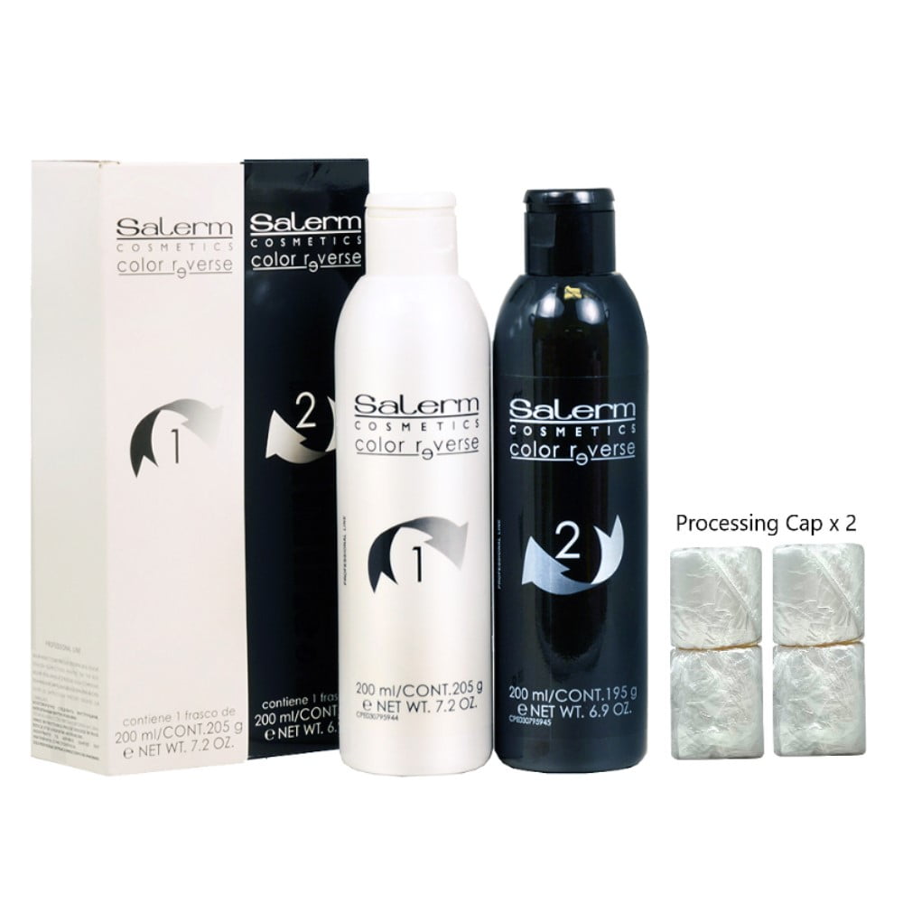 Salerm Biokera Color Reverse Kit + Processing Cap (2 Packs)