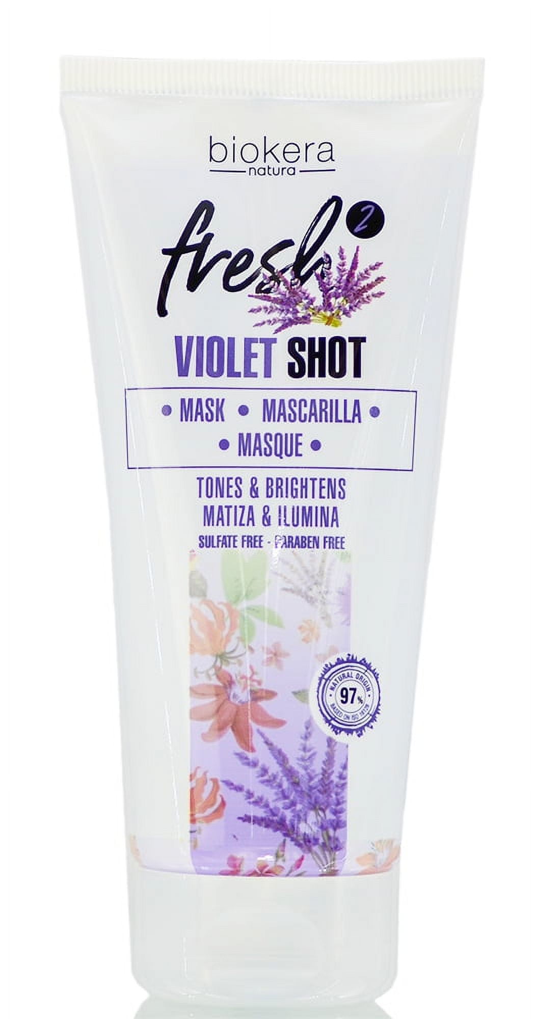 Salerm Biokera Natura Fresh Violet Shot Mask - 6.9 oz
