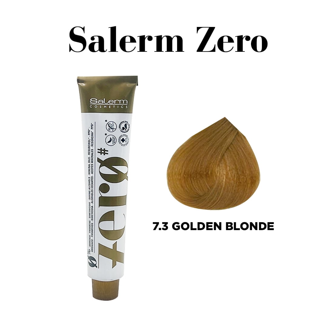 Salerm Color Zero Semi Permanent Coloring Cream ( 7.3 Golden Blonde ...