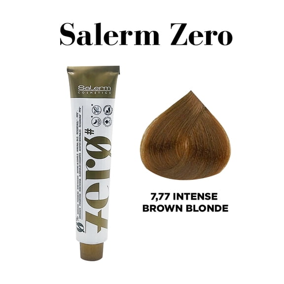 Salerm Color Zero Semi Permanent Coloring Cream ( 7,77 Intense Brown Blonde )