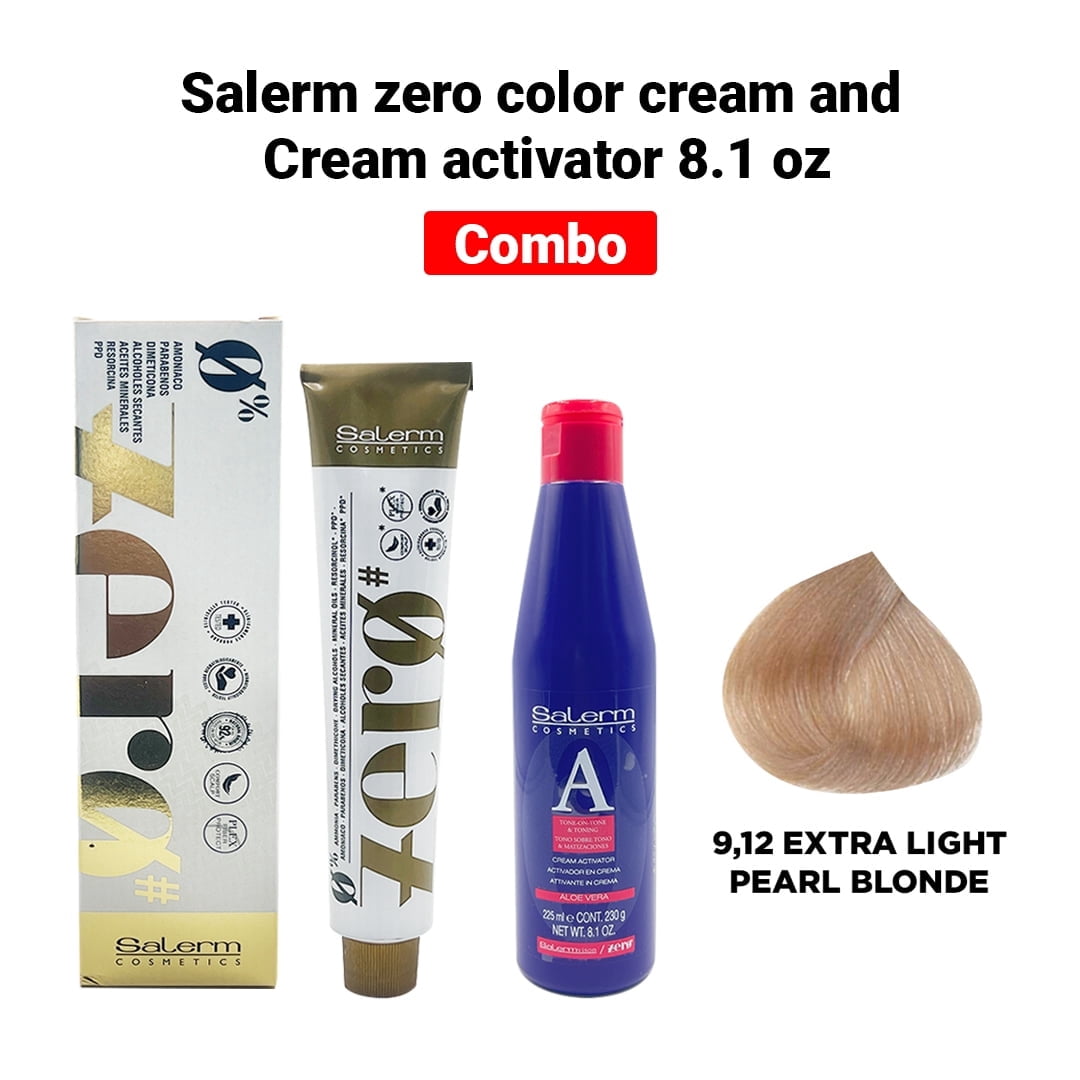 Salerm Color Zero Semi Permanent Coloring Cream With Cream Activator 8 salerm-color-zero-semi-permanent-coloring-cream-with-cream-activator-8
