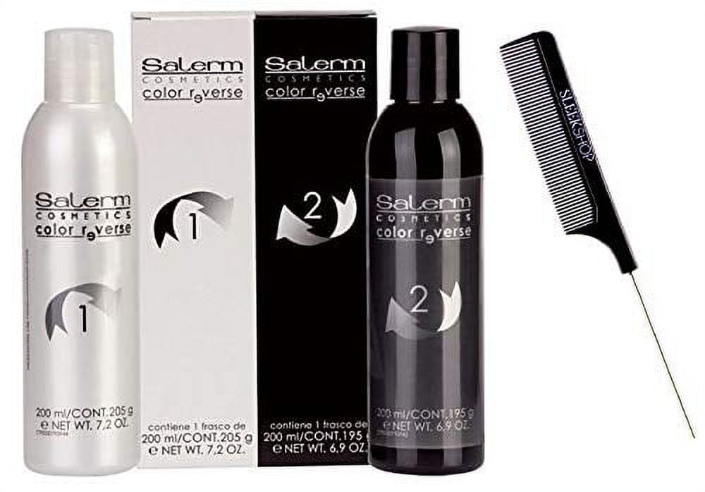 Salerm Cosmetics Color Reverse, Hair Color Remover (w/Sleek Steel Rat