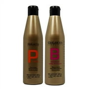 Salerm Cosmetics Protein Shampoo and Protein Balsam Conditioner Duo Set (9ounce and 8.6ounce)