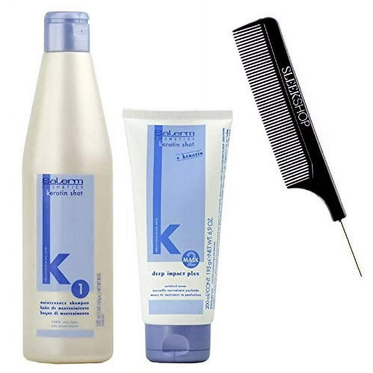 Salerm KERATIN SHOT Maintenance SHAMPOO & Deep Impact Plus