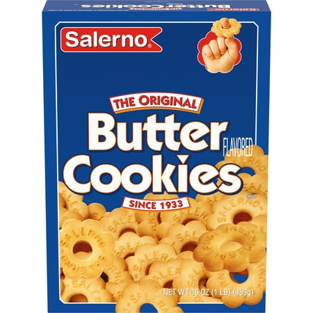 Salerno Original Butter Cookies, 16 oz Box