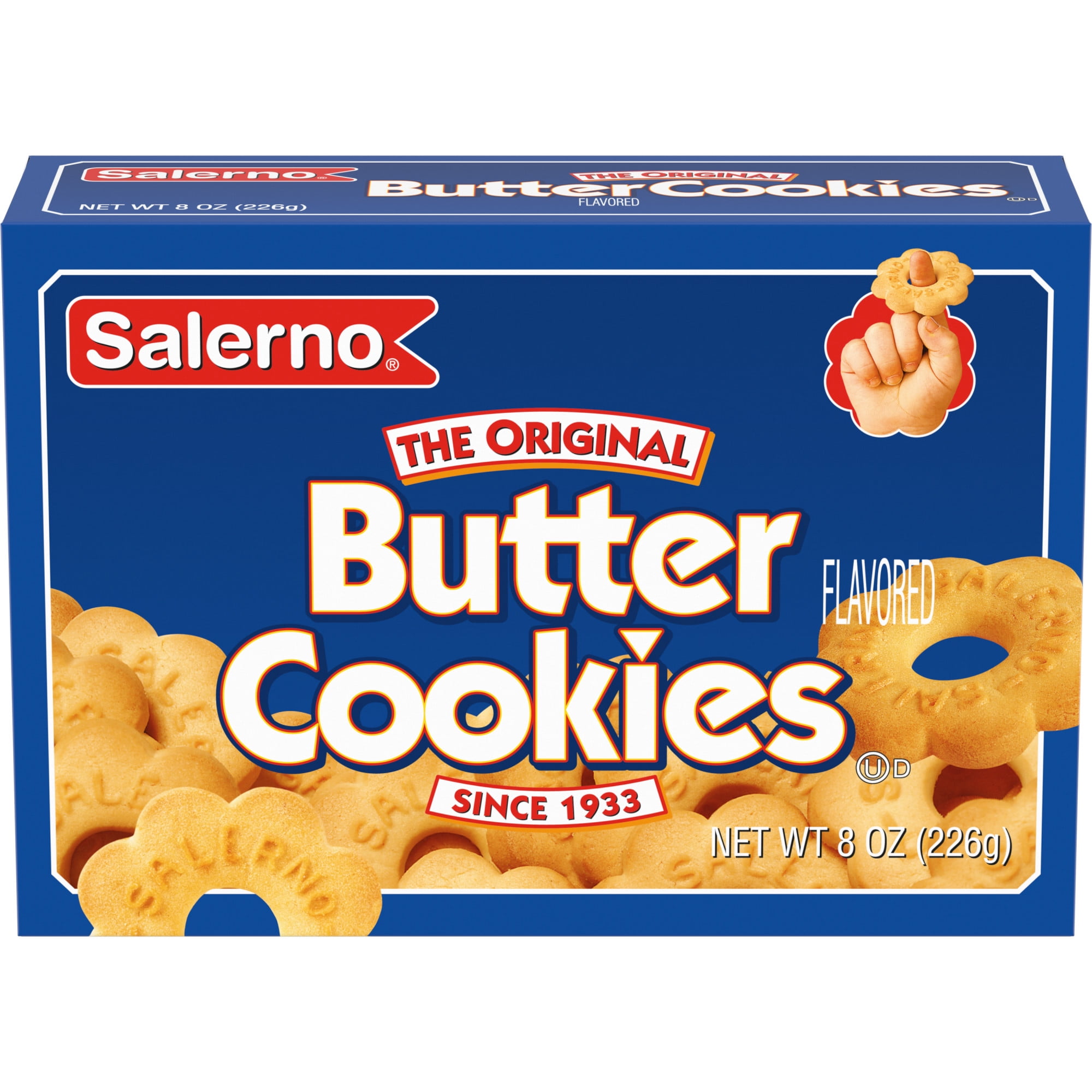 Salerno Original Butter Flavored Cookies, Playful Ring Shape, Classic