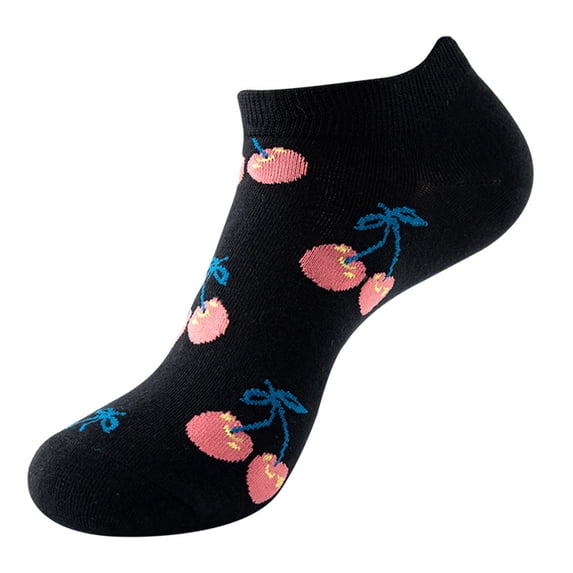 Sales 2026 Ankle Socks Under $2 GIJNRIUIUA Multicolor Crew Socks 2 Pairs Womens Girls Novelty Funny Cute Ankle Socks 3D Print Pattern Design Colorful Cotton Low Cut Liner Socks Running Socks