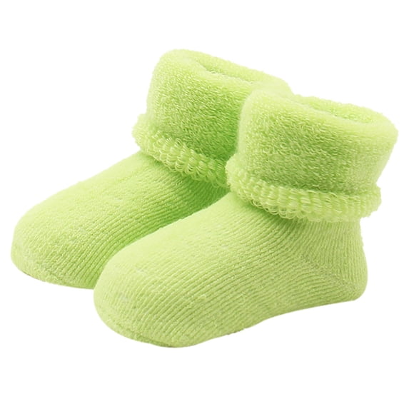 Sales 2026 Crew Socks for Women Under $2 GIJNRIUIUA Green Crew Socks Baby Toddlers Combed Cotton Ankle Socks Girls Boy Elasticity Socks Gn Ruffle Socks