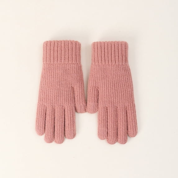 Sales 2026 Gloves for Women GIJNRIUIUA Under $4 Knitted Gloves Winter with Fleece Thread Outdoor Windproof and Cold Warm Gloves Multicolor Gloves & Mittens