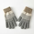 thumbnail image 1 of Sales 2026 Gloves for Women GIJNRIUIUA Under $4 Women Winter Screen Gloves Warm Knit Gloves Elastic Cuff Winter Men Texting Gloves Gray Gloves & Mittens, 1 of 7