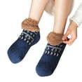 thumbnail image 1 of Sales 2026 Socks for Men and Women Under $6 GIJNRIUIUA Blue Crew Socks Winter Men's and Women's Christmas Slippers Socks with Soft Comfortable Lined Socks Warm and Fluffy Non Slip Socks in Winter, 1 of 6