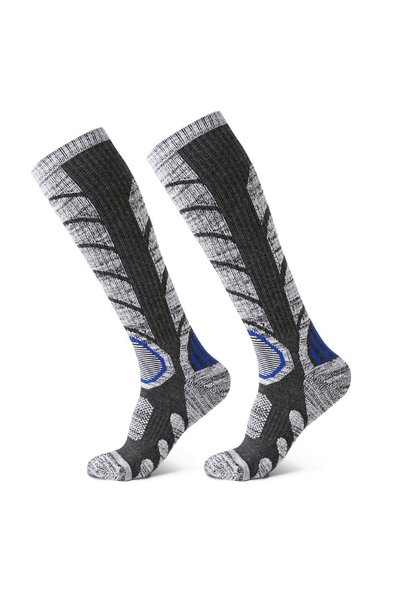 Sales 2026 Thigh High Socks Under $6 GIJNRIUIUA Dark Gray Knee-High Socks Ski Socks Women Men 1 Pair Extra Thick Warm Snow Winter Skiing Sock Long Knee High Snow Snowboarding Skiing Socks Leg Warmers