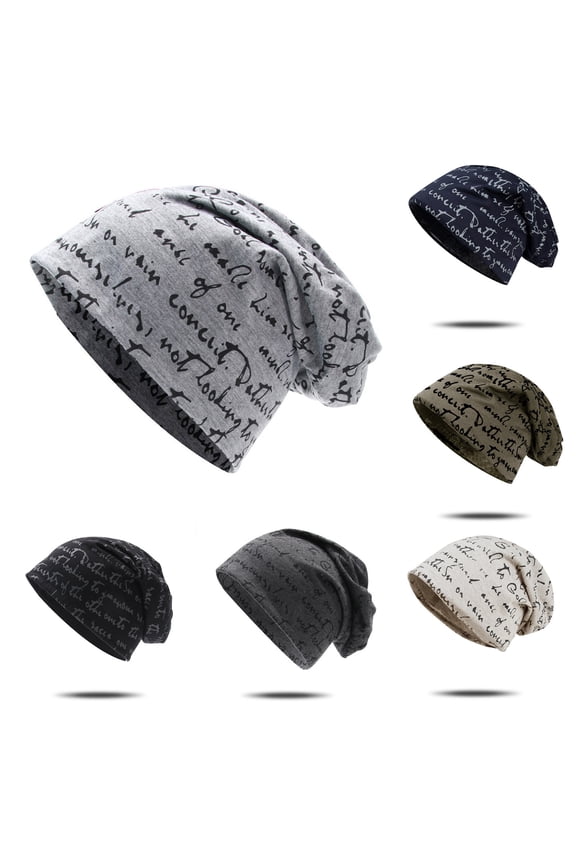 Sales 2026 Under $5 Navy Skull Caps for Men GIJNRIUIUA Collar Wrap Unisex Hat Turban Head Hat Scarf Women & Men Print Baseball Caps Muslim Headwear
