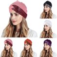 thumbnail image 1 of Sales 2026 Under $5 Pink Beanies Chemo Cap GIJNRIUIUA Womens Casual Head Hat Cap Headwear Muslim Turban Cap Headwrap Turban Cap Beret Hat, 1 of 4