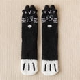 thumbnail image 1 of Sales 2026 Warm Socks for Women Under $2 GIJNRIUIUA Multicolor Crew Socks Winter Fuzzy Cat Socks Fluffy Cozy Slipper Socks Winter Sleeping Socks with Cat Pattern for Women Girls Gifts Slipper Socks, 1 of 9