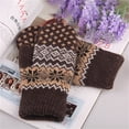 thumbnail image 1 of Sales 2026 Winter Mittens for Women GIJNRIUIUA Under $6 Gloves Women's Winter Padded Outdoor Cycling Car Cold Non Slip Screen Driving To Keep Warm Brown Gloves & Mittens, 1 of 7