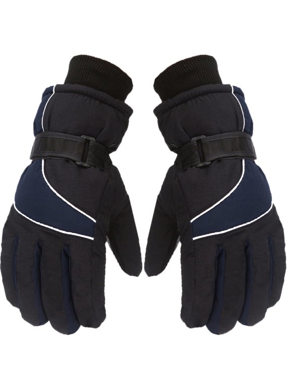 Sales 2026 Women's Winter Ski Gloves GIJNRIUIUA Under $7 Winter Outdoor Adult Men Women Snow Skating Snowboarding Windproof Warm Ski Gloves Blue Gloves & Mittens