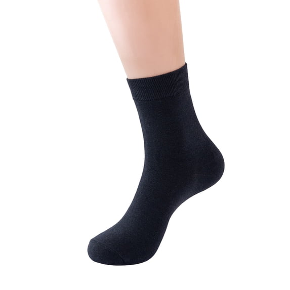 Sales 2026 Womens Socks Under $2 GIJNRIUIUA Navy Crew Socks Winter Winter Solid Color Brushed Thick Plush Warm Socks Home Socks Ski Socks Moon Socks Ankle Socks