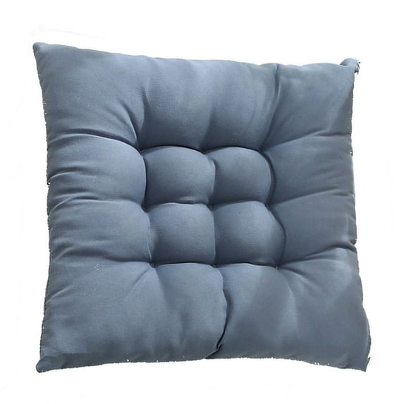 Sales! Anckoeil 11.81"×11.81" Solid Color Frosted Chair Cushion Dining Chair Cushion Office Student and Winter Seat Cushion Non Fading