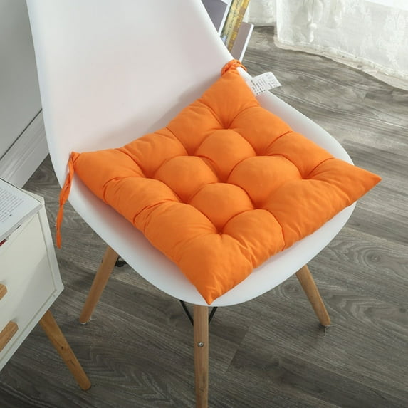 Sales! Anckoeil 17.7"×17.7" 8 Colors Optional Solid Color Sanded Thick Chair Cushion Soft Comfortable Warm Chair Cushion