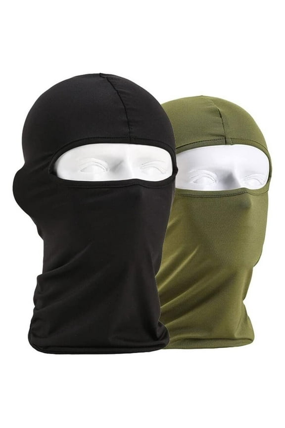 2PCS Ski Equipment Face Mask Breathable Outdoor Mask for Ski Cycling Motorcycle Hiking Camping