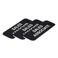 thumbnail image 1 of Sales Associate 1 x 3" Name Tag/Badge, Black, (3 Pack), 1 of 3